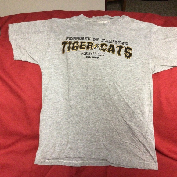 CFL HAMILTON Tigercats tshirt - Picture 1 of 2